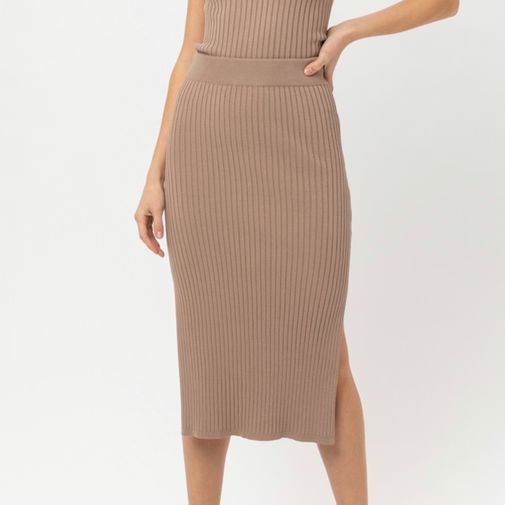 Sweater Skirt (Mocha)